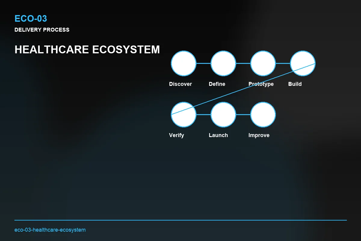 Process visual for Healthcare Ecosystem