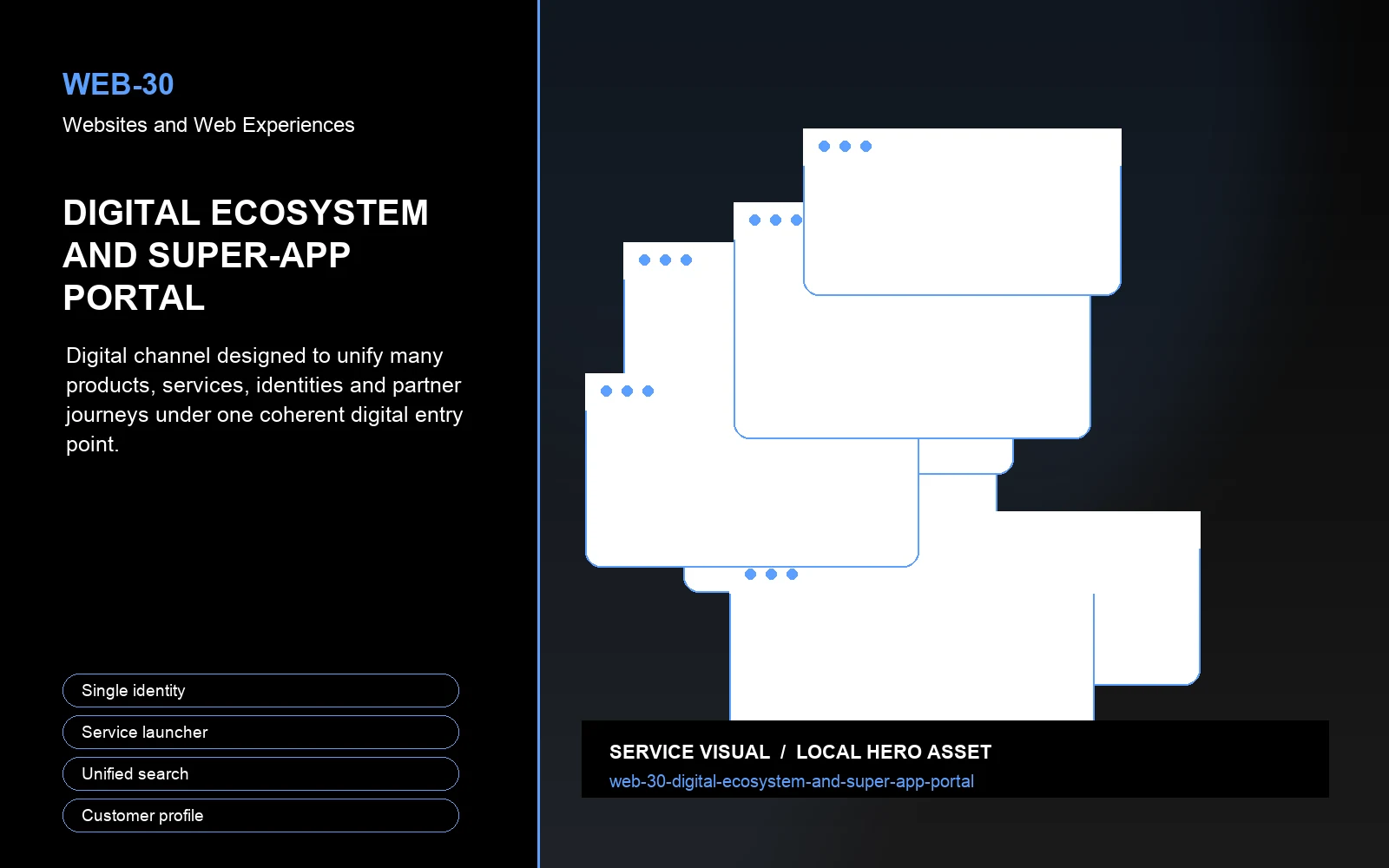 Hero visual for Digital Ecosystem and Super-App Portal