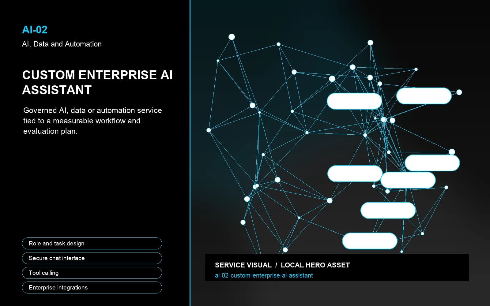Hero visual for Custom Enterprise AI Assistant