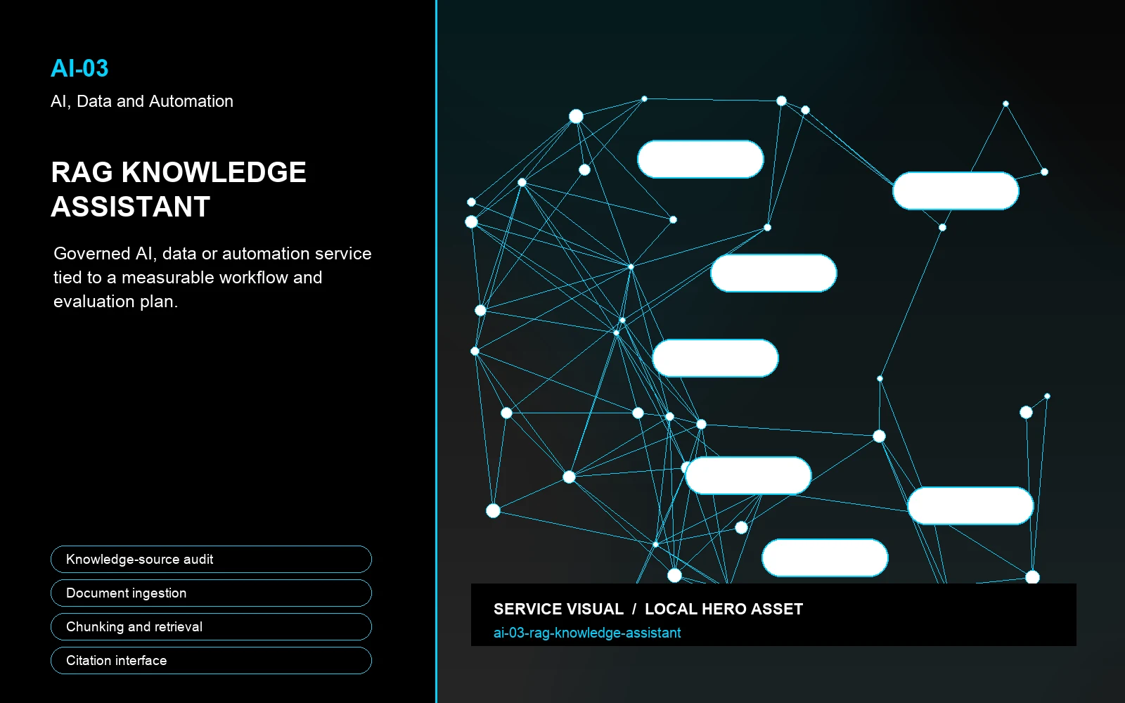 Hero visual for RAG Knowledge Assistant