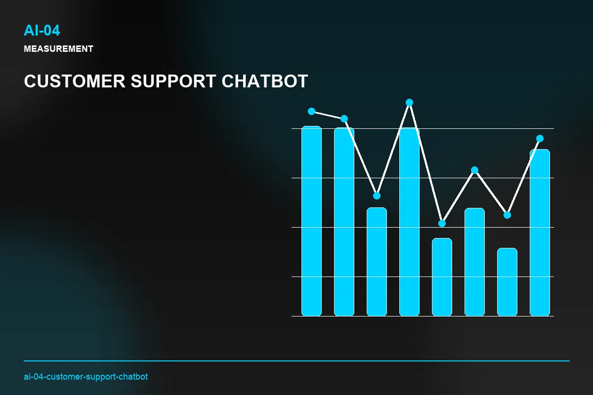 Metrics visual for Customer Support Chatbot