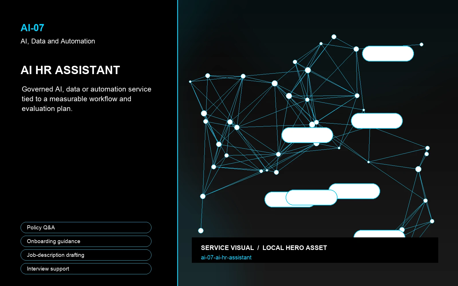 Hero visual for AI HR Assistant