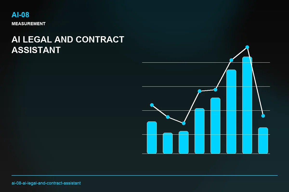 Metrics visual for AI Legal and Contract Assistant