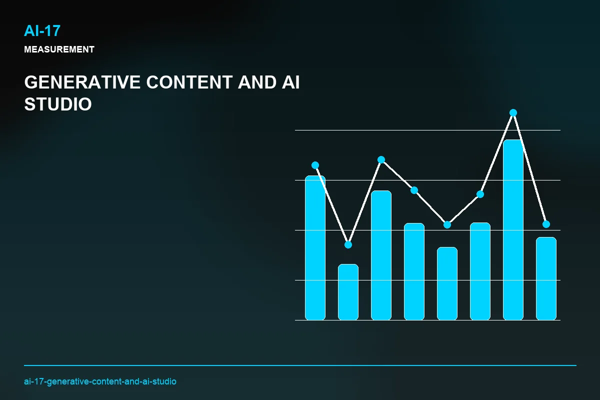 Metrics visual for Generative Content and AI Studio