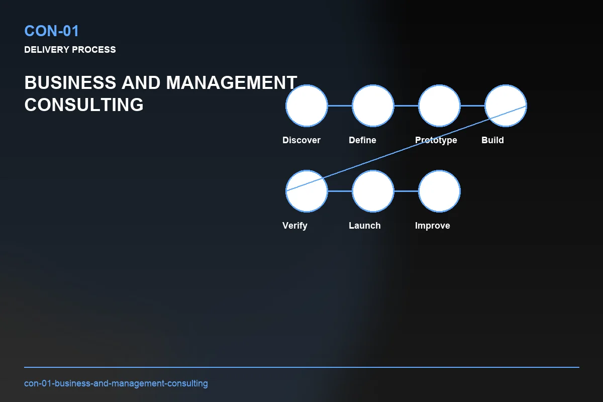 Process visual for Business and Management Consulting