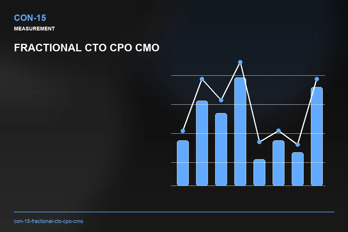 Metrics visual for Fractional CTO CPO CMO