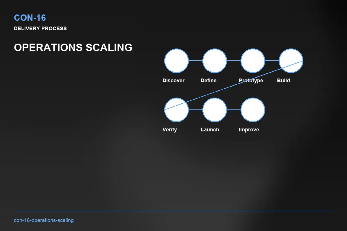 Process visual for Operations Scaling