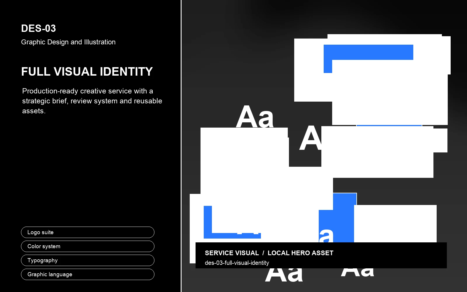 Hero visual for Full Visual Identity