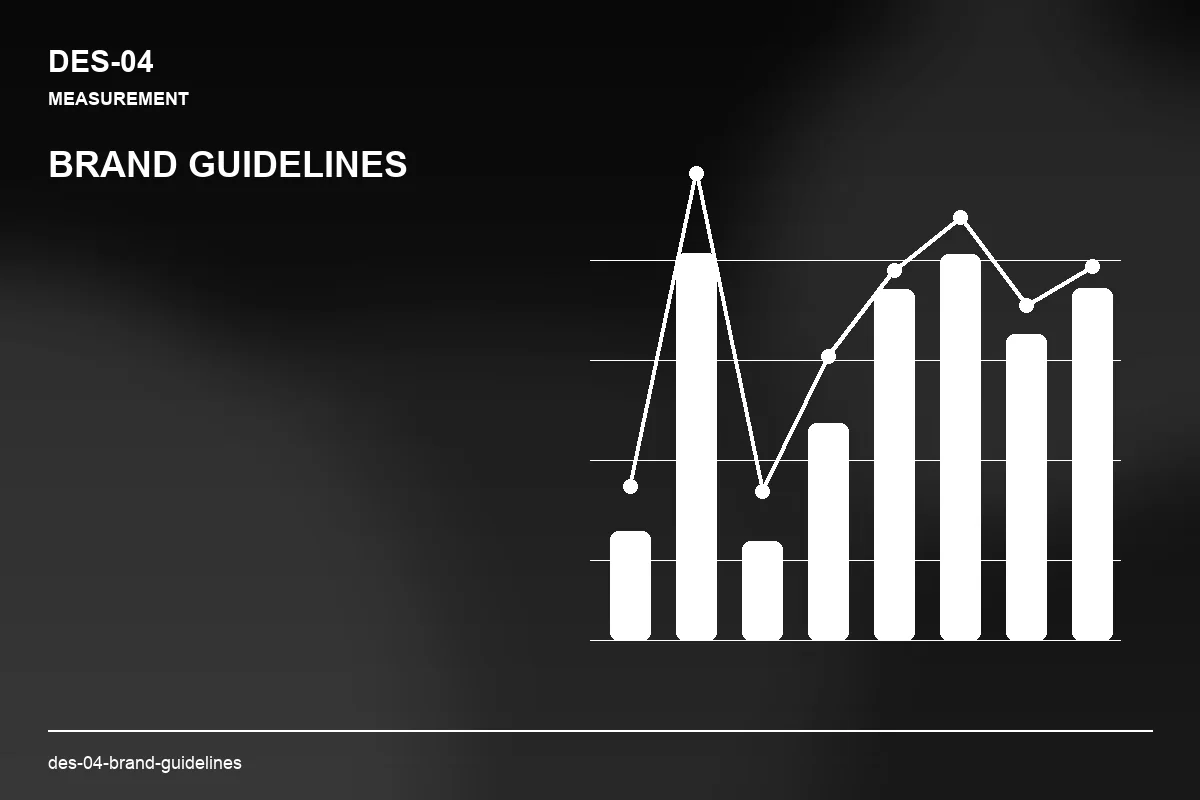 Metrics visual for Brand Guidelines