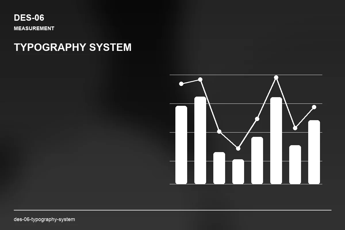 Metrics visual for Typography System