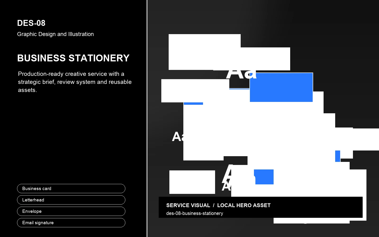 Hero visual for Business Stationery