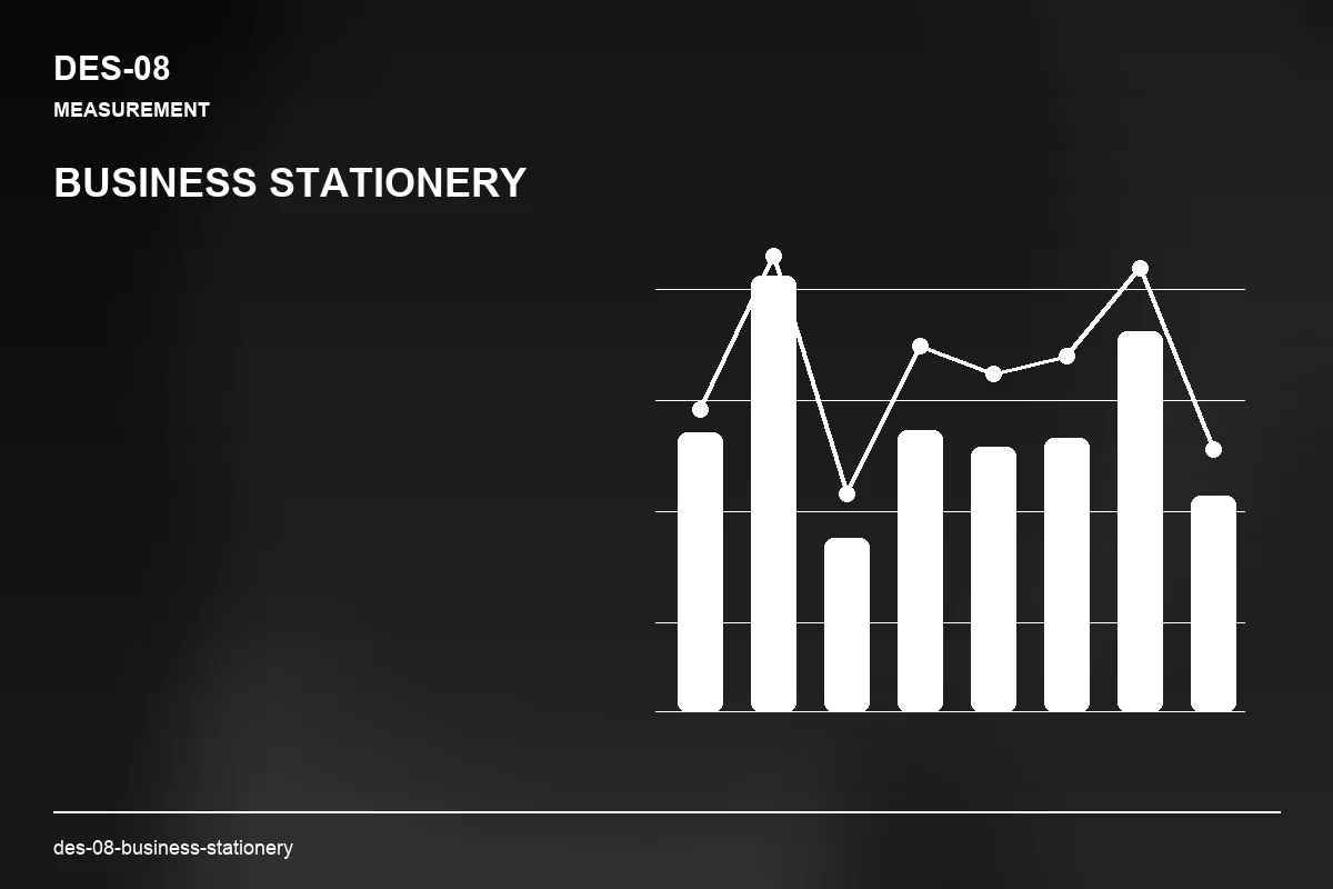 Metrics visual for Business Stationery