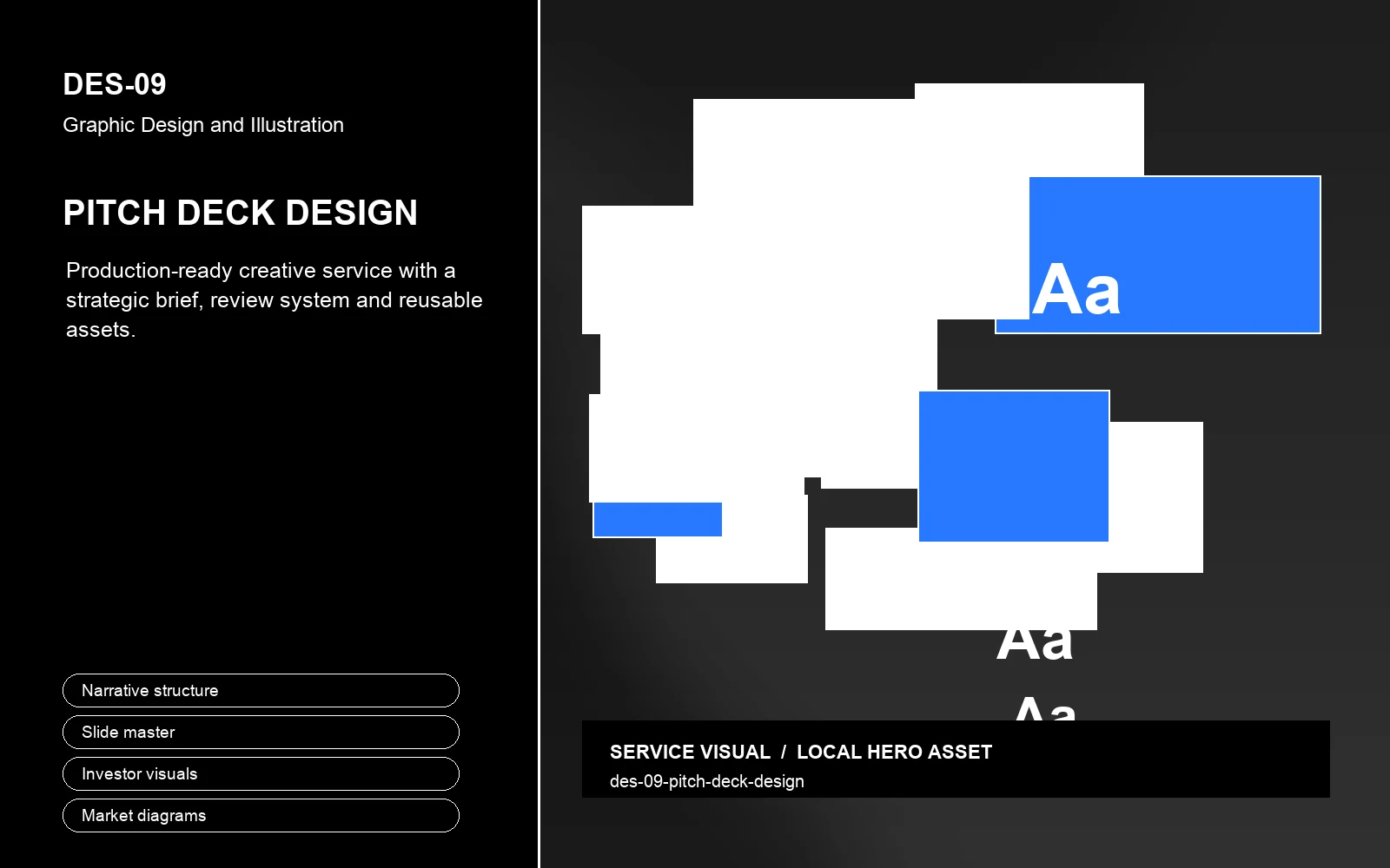 Hero visual for Pitch Deck Design