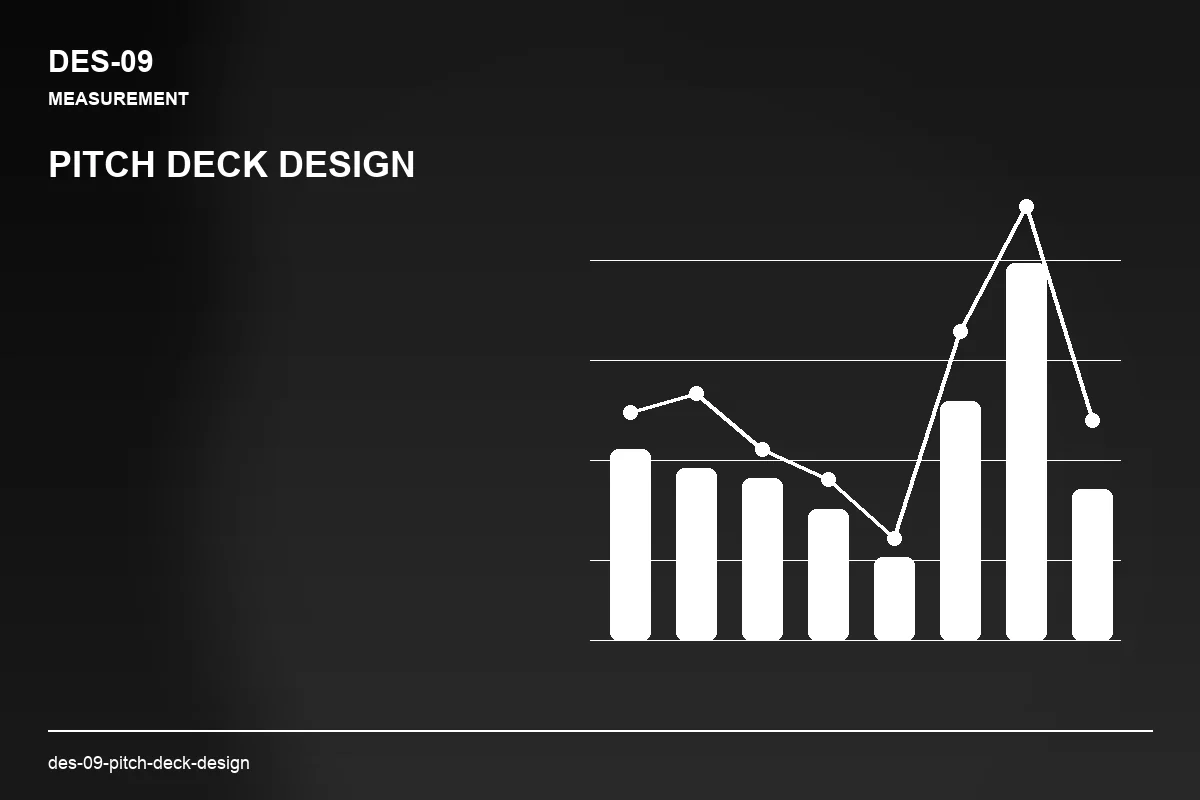 Metrics visual for Pitch Deck Design