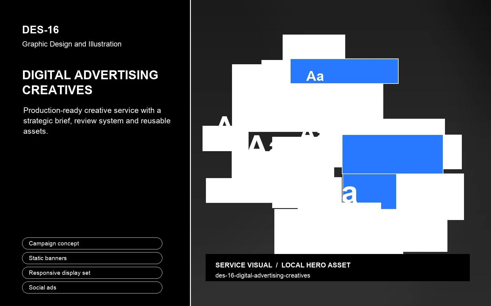 Hero visual for Digital Advertising Creatives