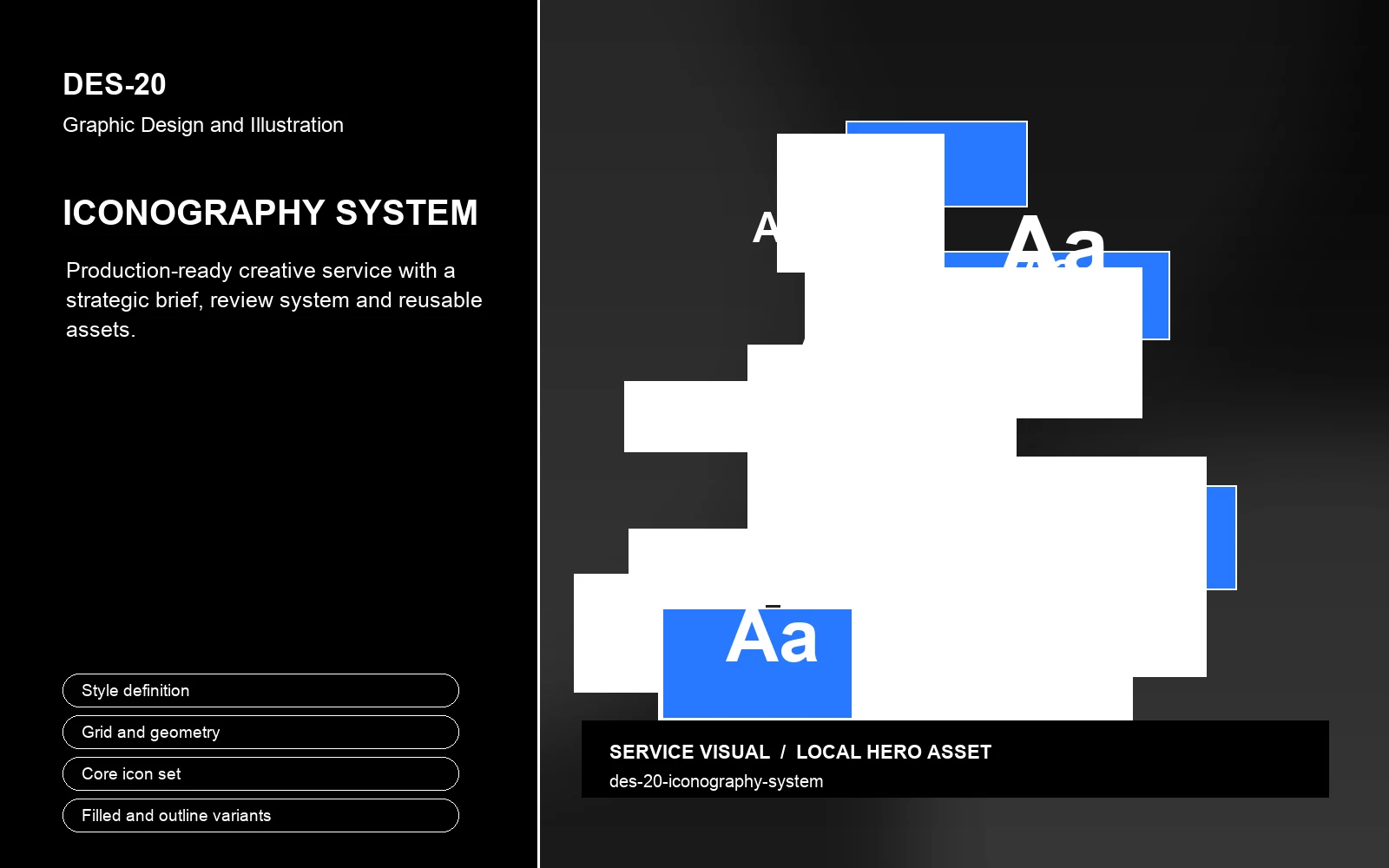Hero visual for Iconography System