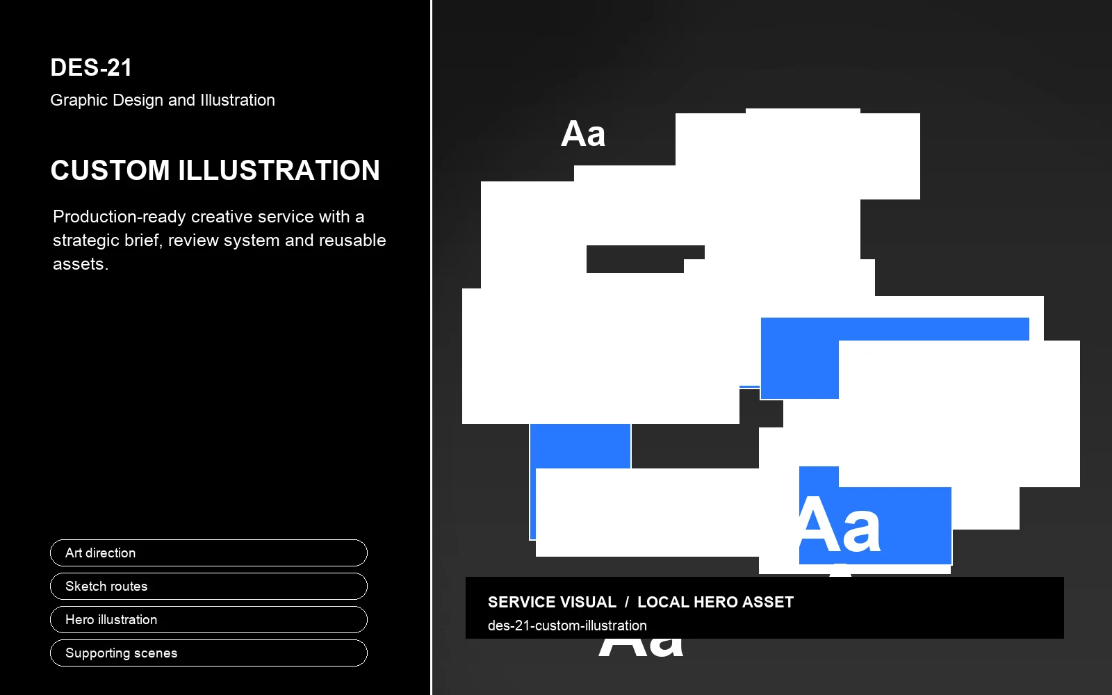 Hero visual for Custom Illustration