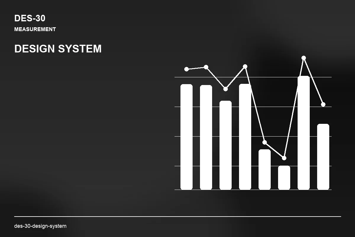 Metrics visual for Design System