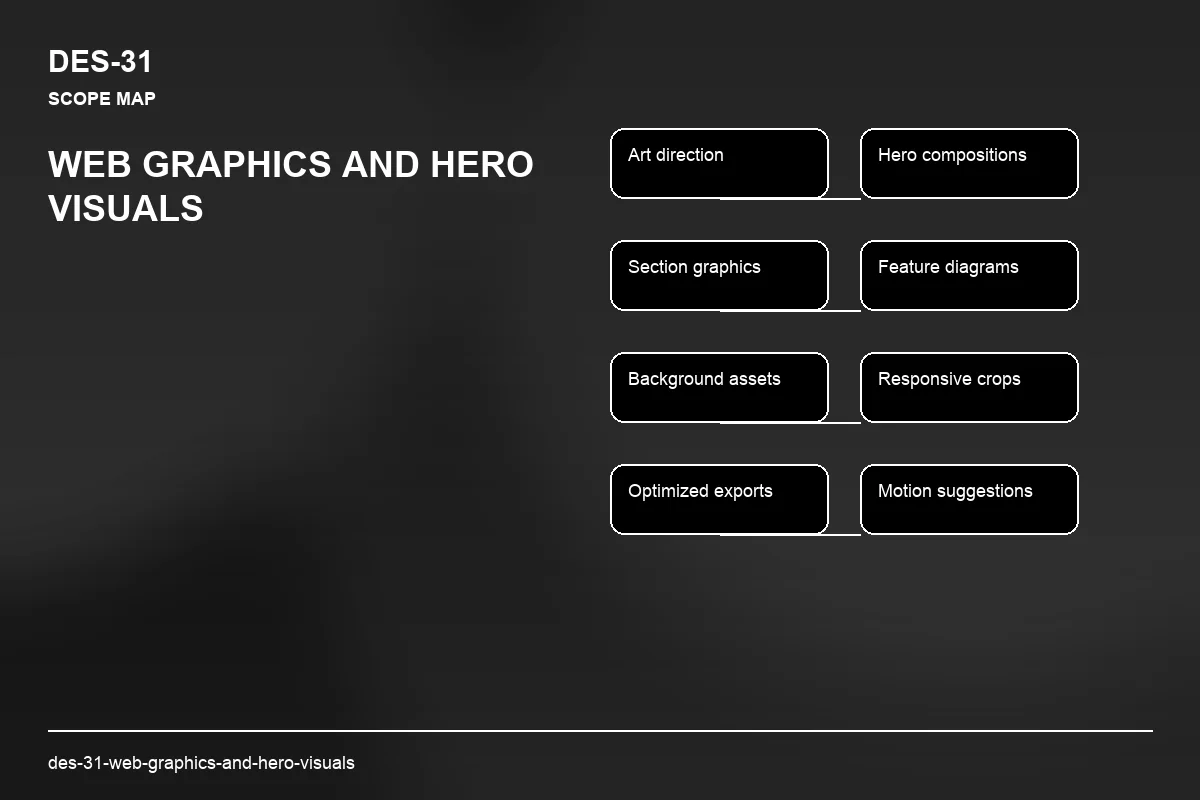 Scope visual for Web Graphics and Hero Visuals