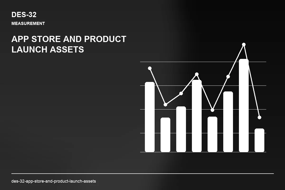 Metrics visual for App Store and Product Launch Assets