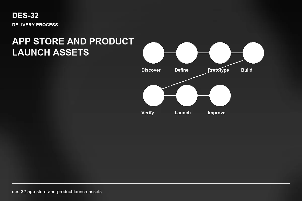Process visual for App Store and Product Launch Assets