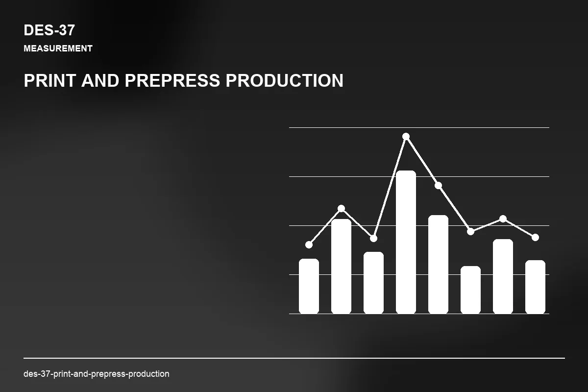Metrics visual for Print and Prepress Production