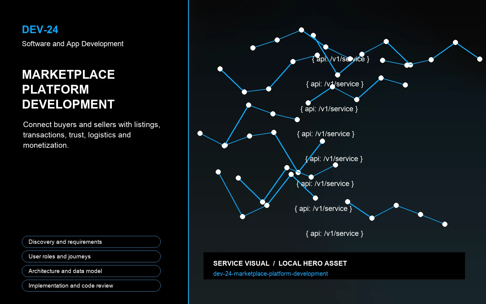 Hero visual for Marketplace Platform Development