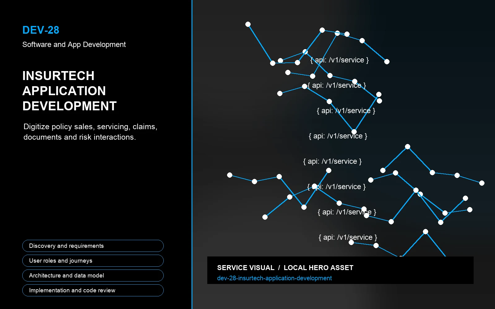 Hero visual for Insurtech Application Development