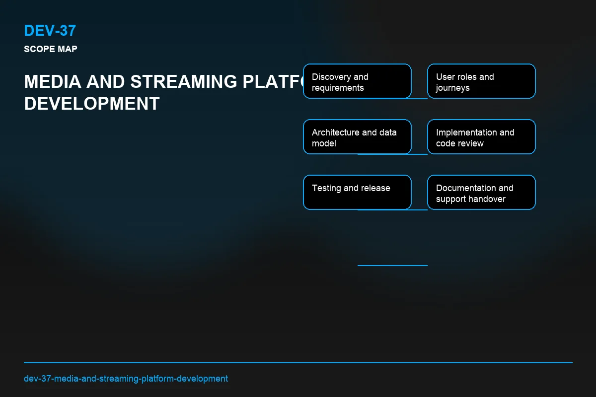 Scope visual for Media and Streaming Platform Development