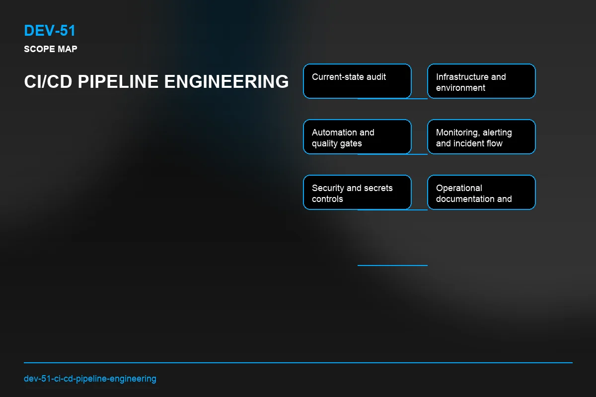Scope visual for CI/CD Pipeline Engineering
