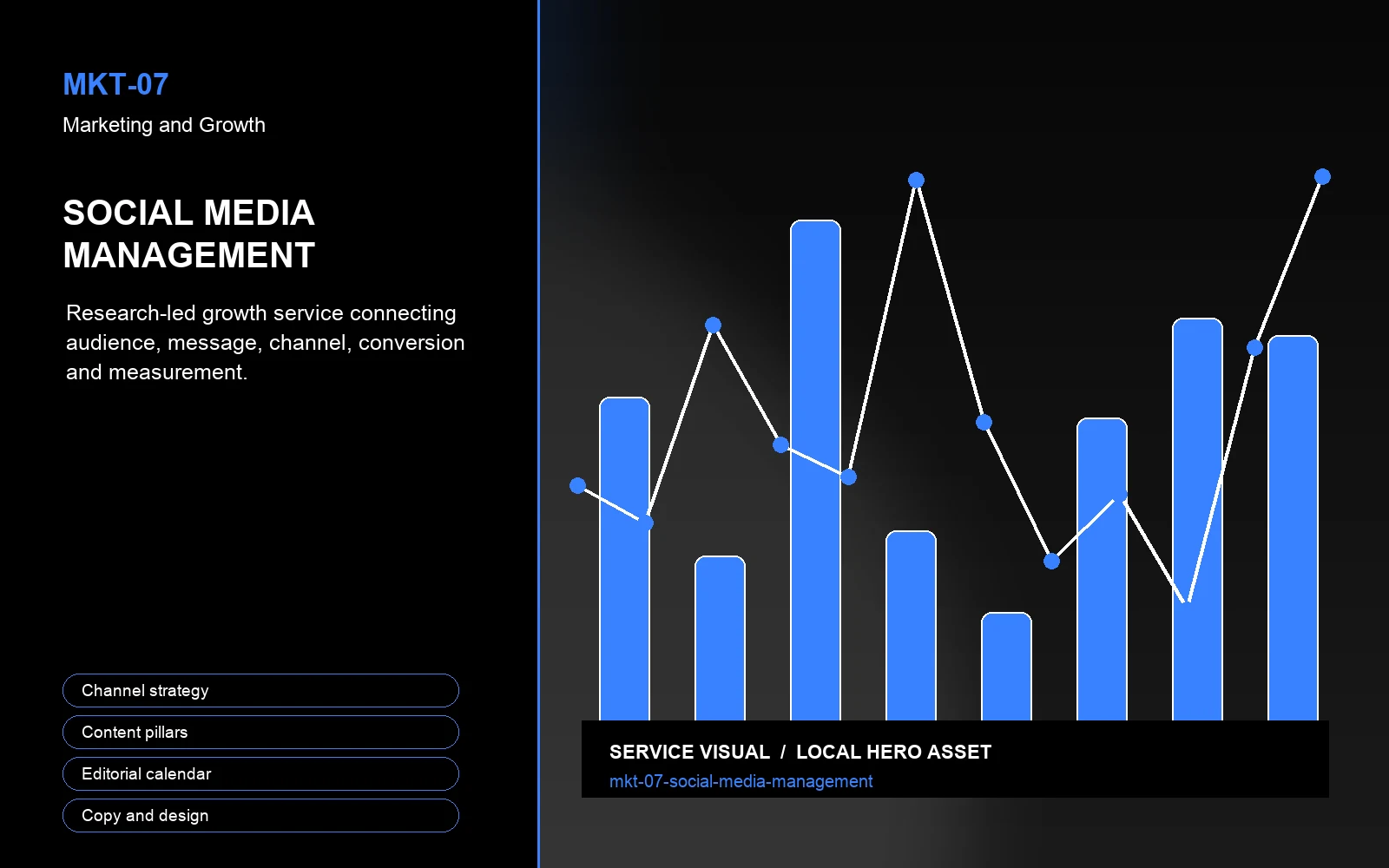 Hero visual for Social Media Management