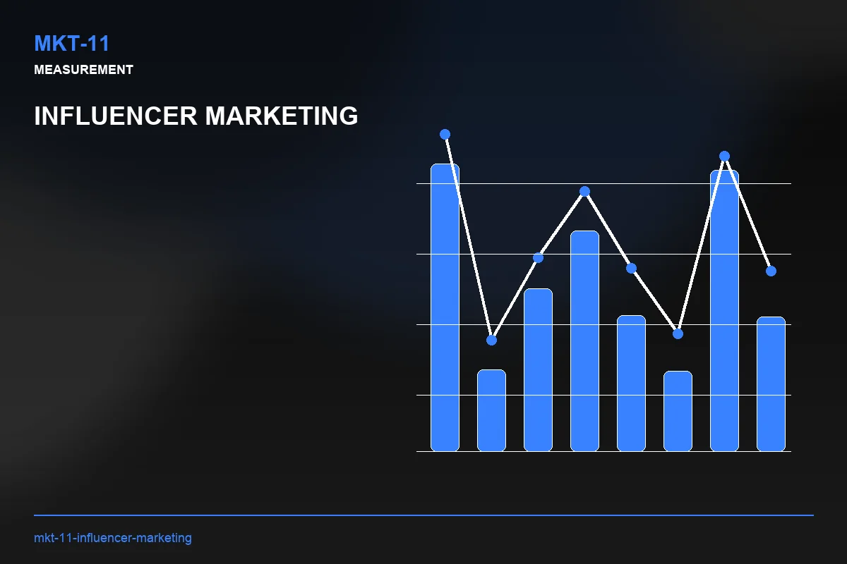 Metrics visual for Influencer Marketing