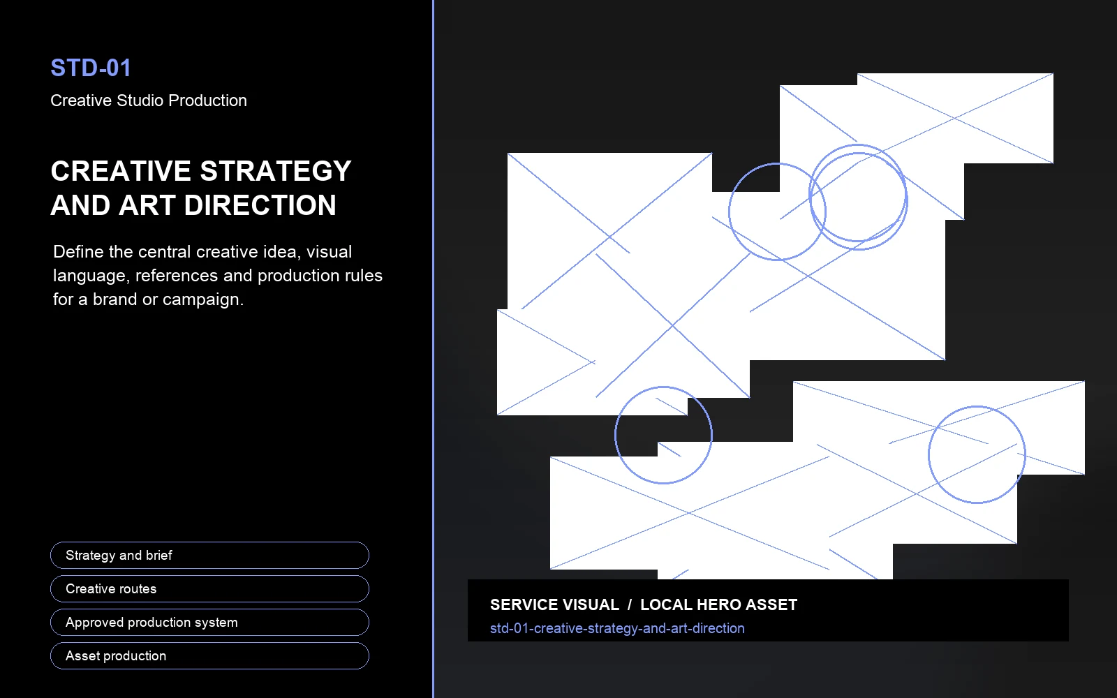 Hero visual for Creative Strategy and Art Direction