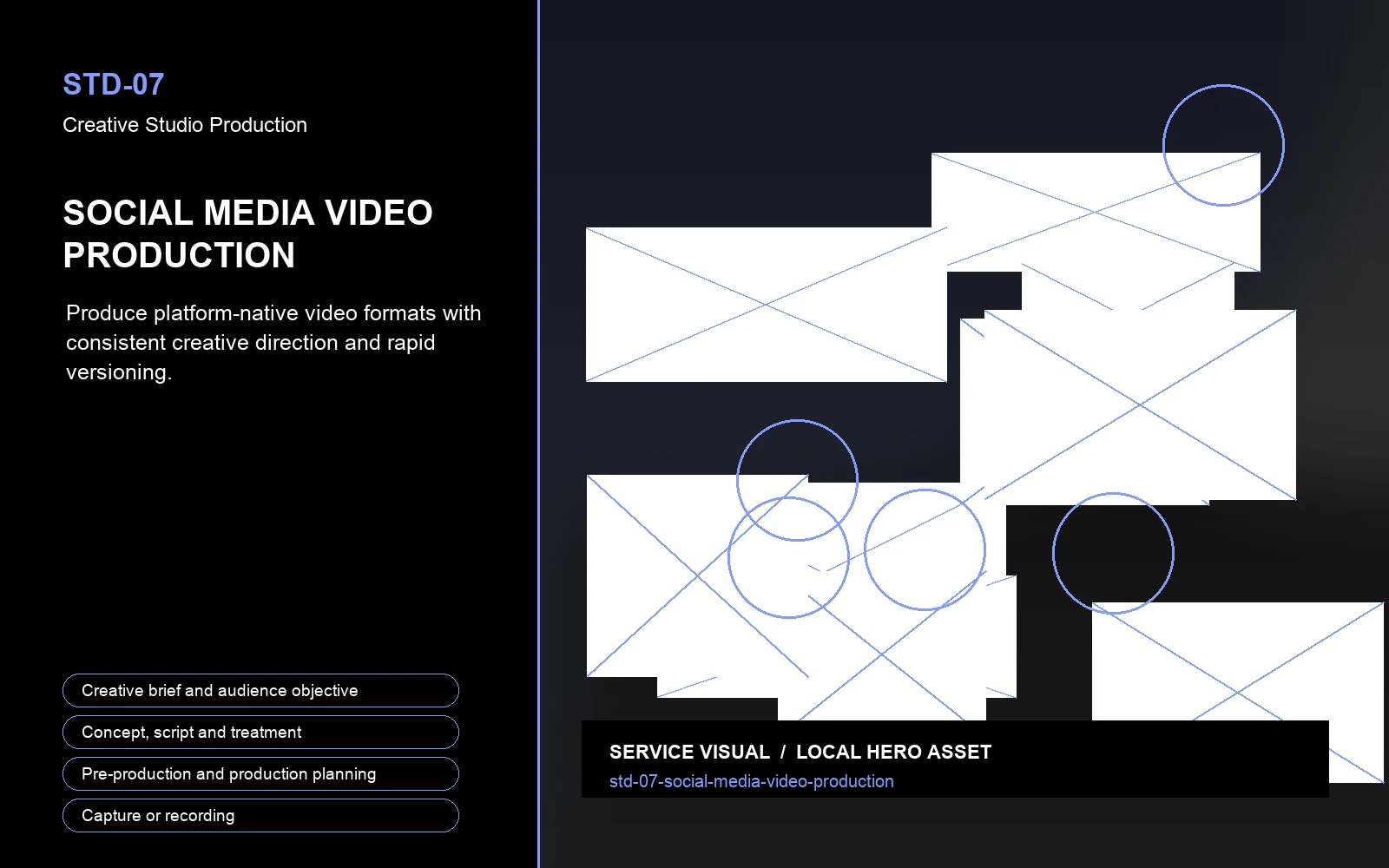 Hero visual for Social Media Video Production