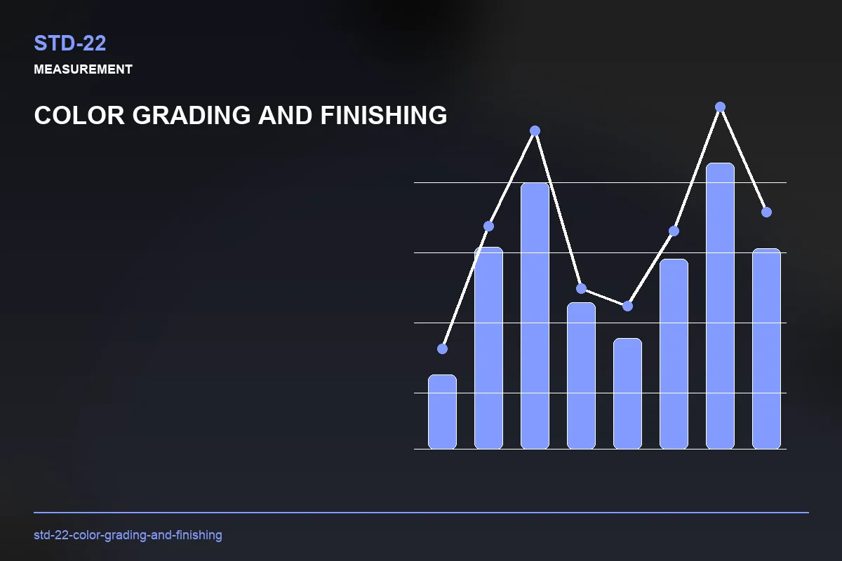 Metrics visual for Color Grading and Finishing