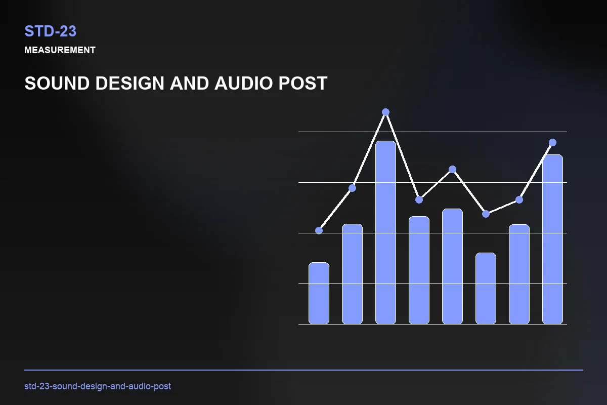Metrics visual for Sound Design and Audio Post