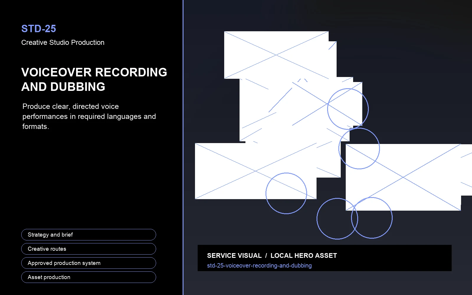 Hero visual for Voiceover Recording and Dubbing