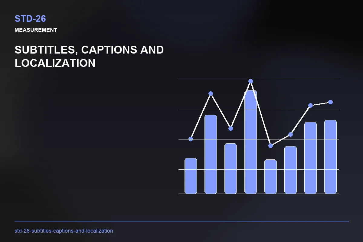 Metrics visual for Subtitles, Captions and Localization