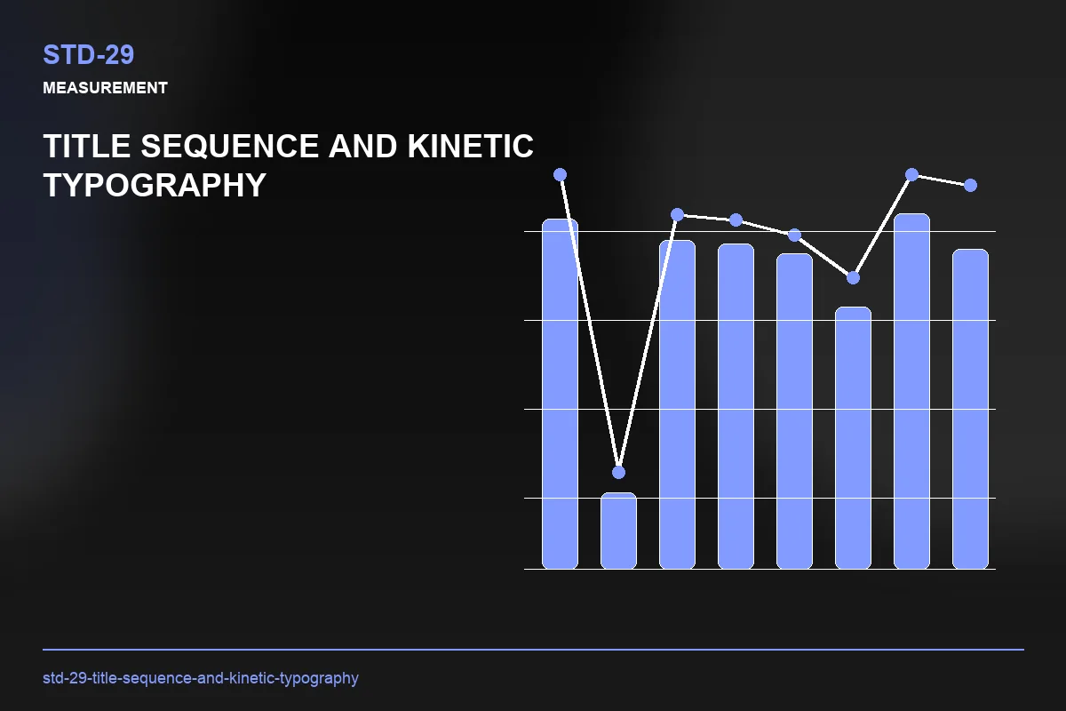 Metrics visual for Title Sequence and Kinetic Typography