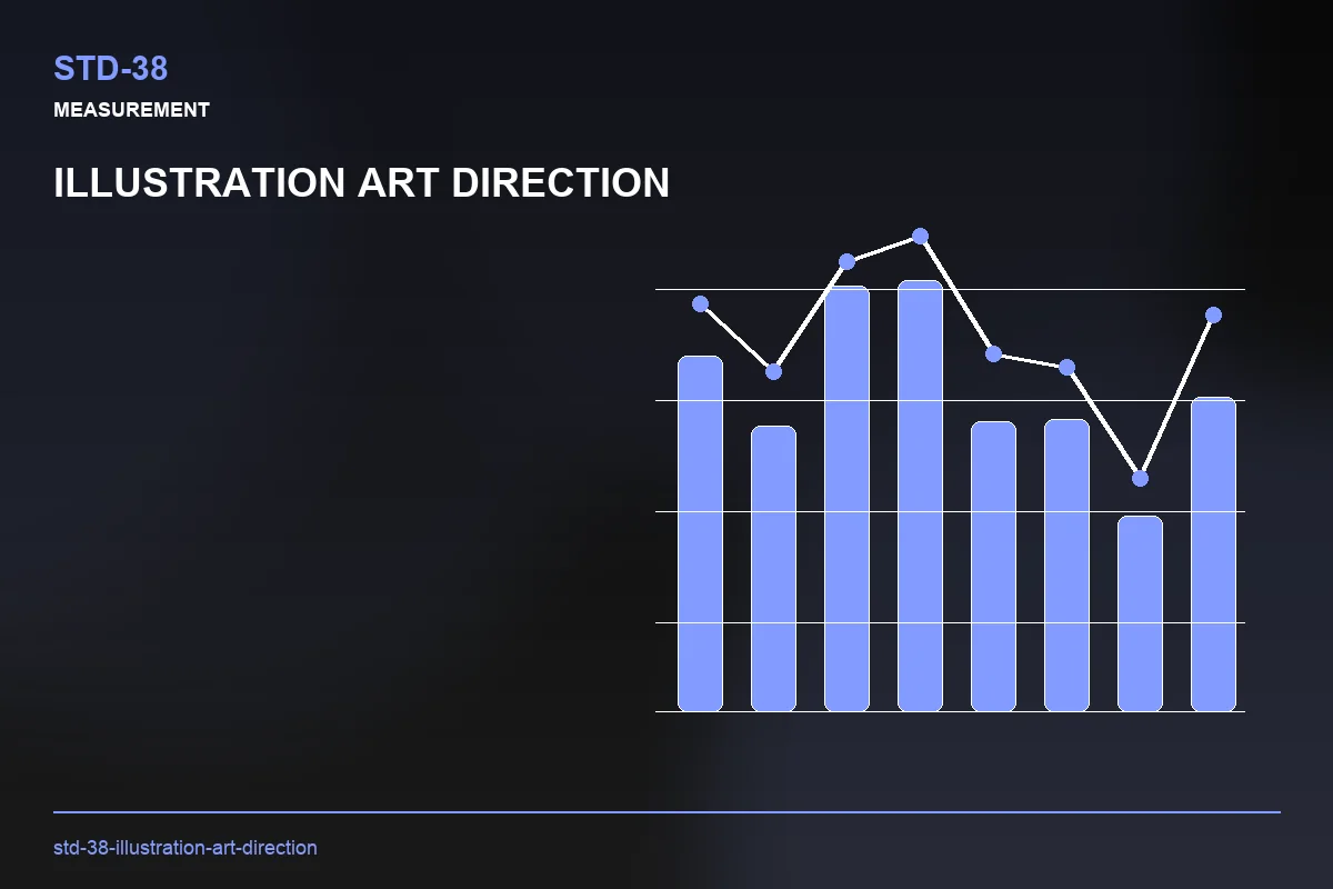 Metrics visual for Illustration Art Direction