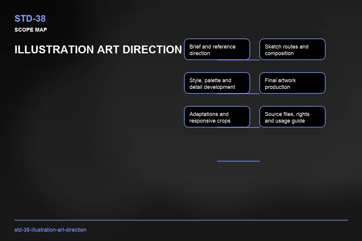 Scope visual for Illustration Art Direction