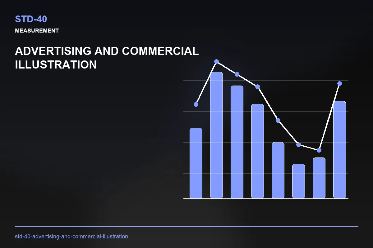 Metrics visual for Advertising and Commercial Illustration