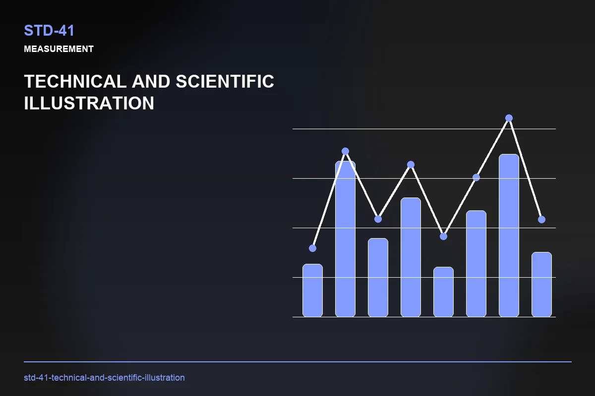 Metrics visual for Technical and Scientific Illustration