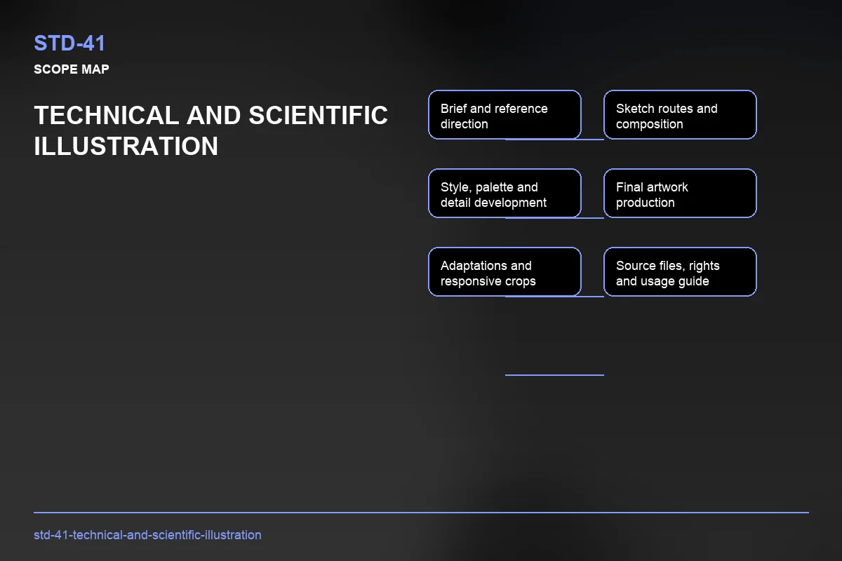 Scope visual for Technical and Scientific Illustration