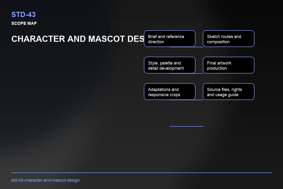Scope visual for Character and Mascot Design