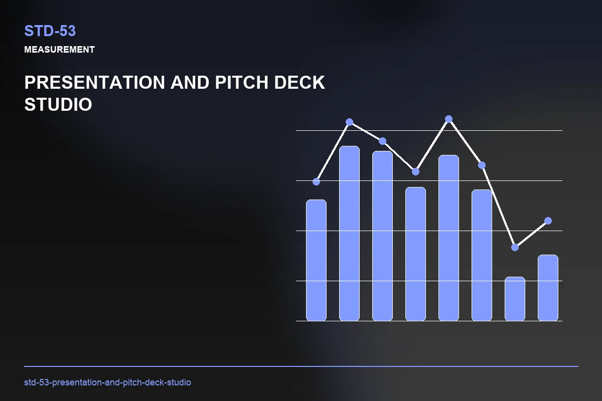 Metrics visual for Presentation and Pitch Deck Studio