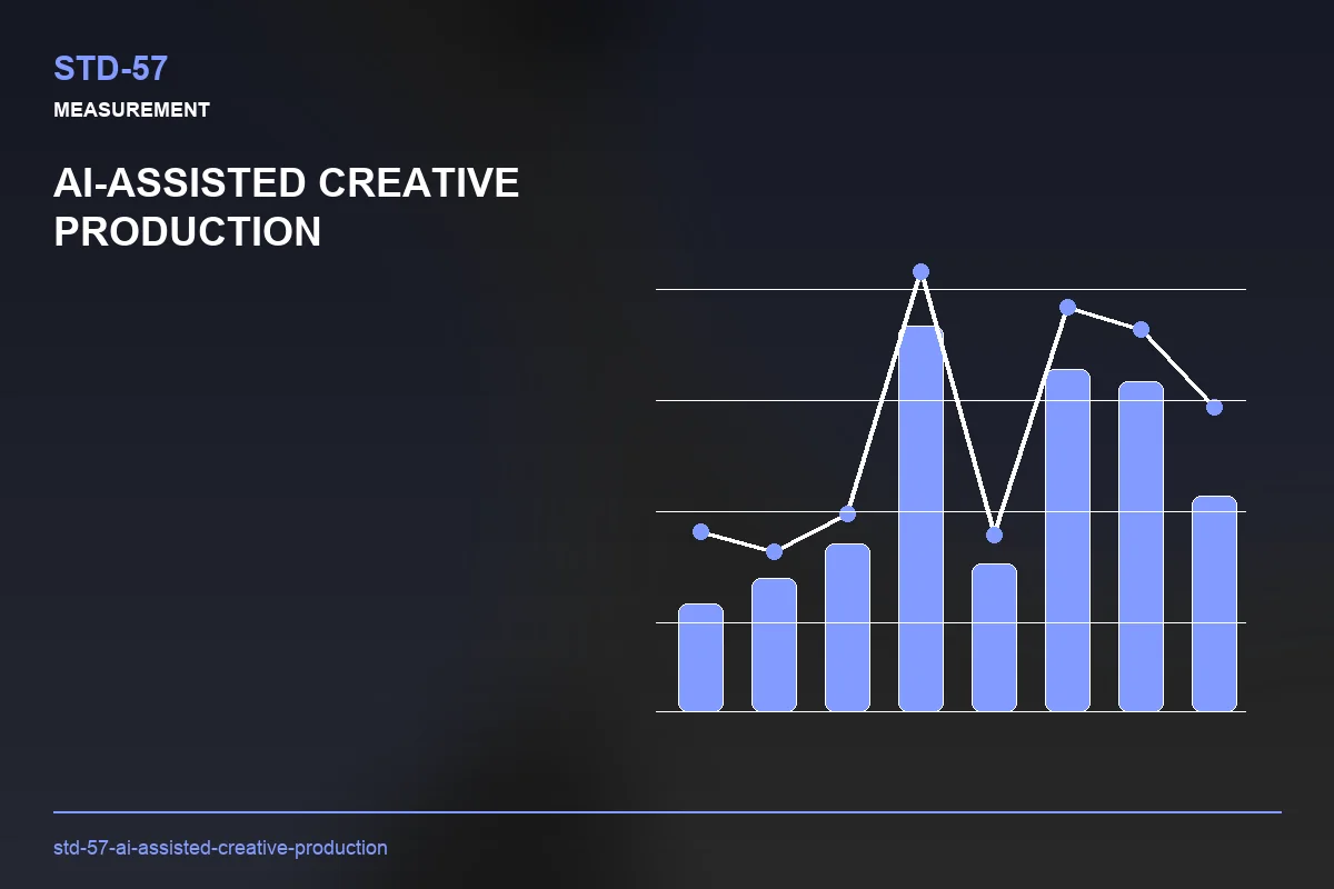 Metrics visual for AI-Assisted Creative Production