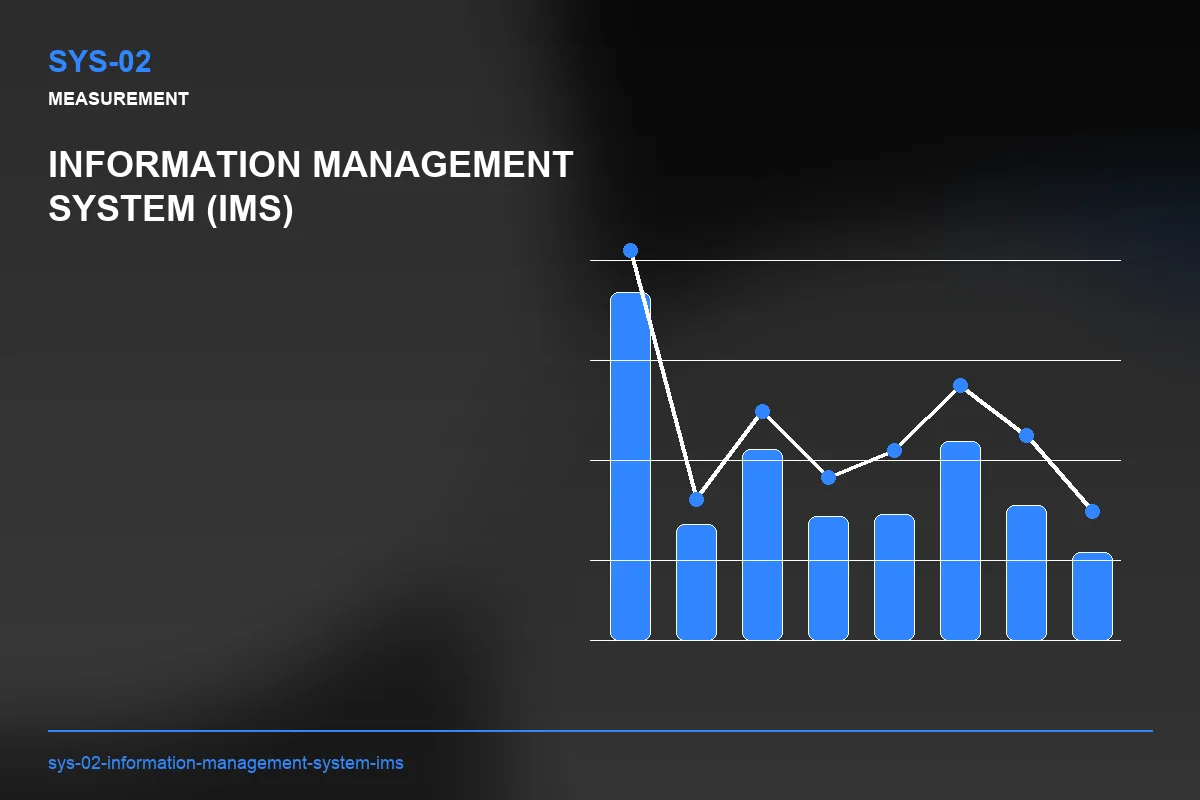 Metrics visual for Information Management System (IMS)