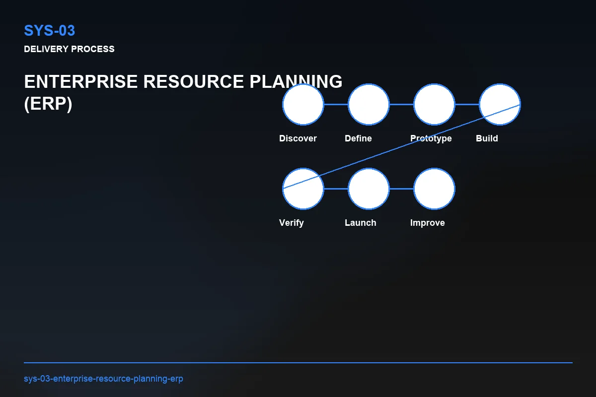 Process visual for Enterprise Resource Planning (ERP)