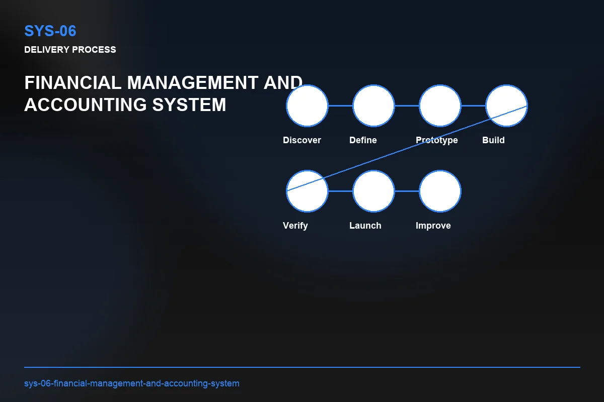 Process visual for Financial Management and Accounting System